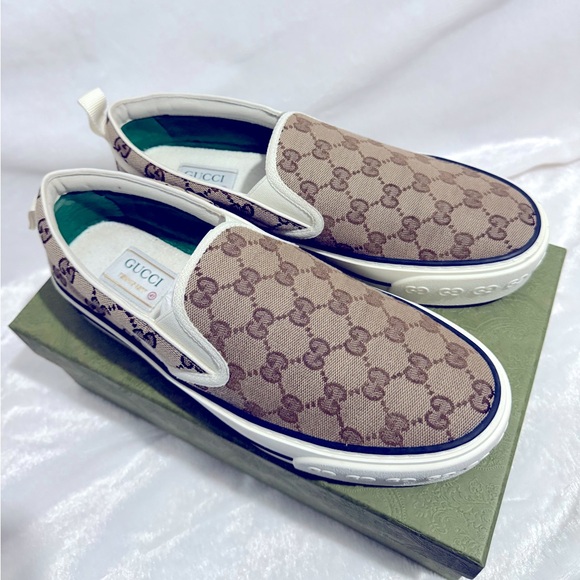 GUCCI Tennis 1977 Slip-On Sneakers - Picture 7 of 13